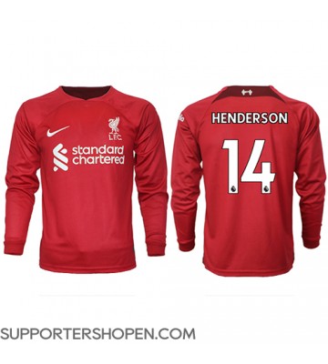 Liverpool Jordan Henderson #14 Hemma Matchtröja 2022-23 Långärmad